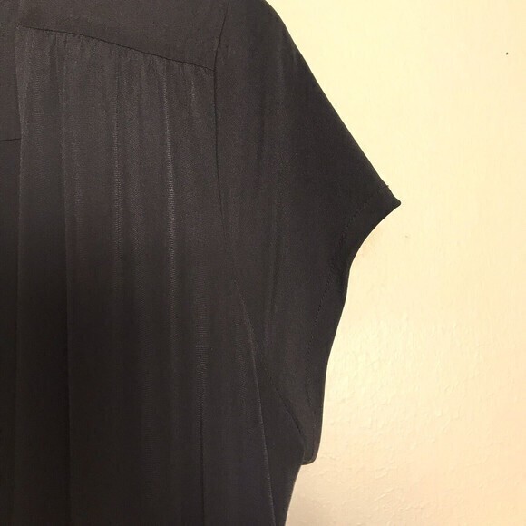 Vintage Alfani Woman's Black Wrap Dress NWT Size 1X - Picture 5 of 7